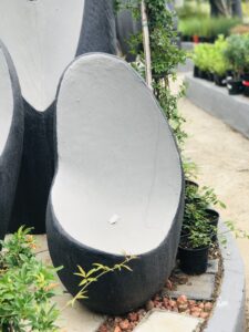Garden Sculpture Deco Set of 3